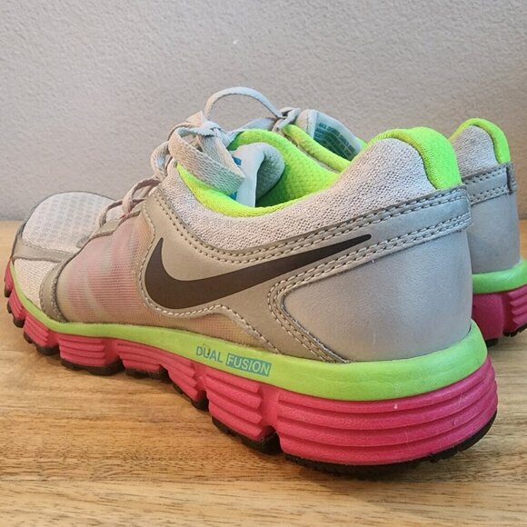Nike Dual Fusion ST 2 Silver Pink Women’s Athletic Running Shoes Size 7.5 2012 - Picture 4 of 12
